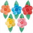 ROSA GRANDE COM 2 FOLHAS